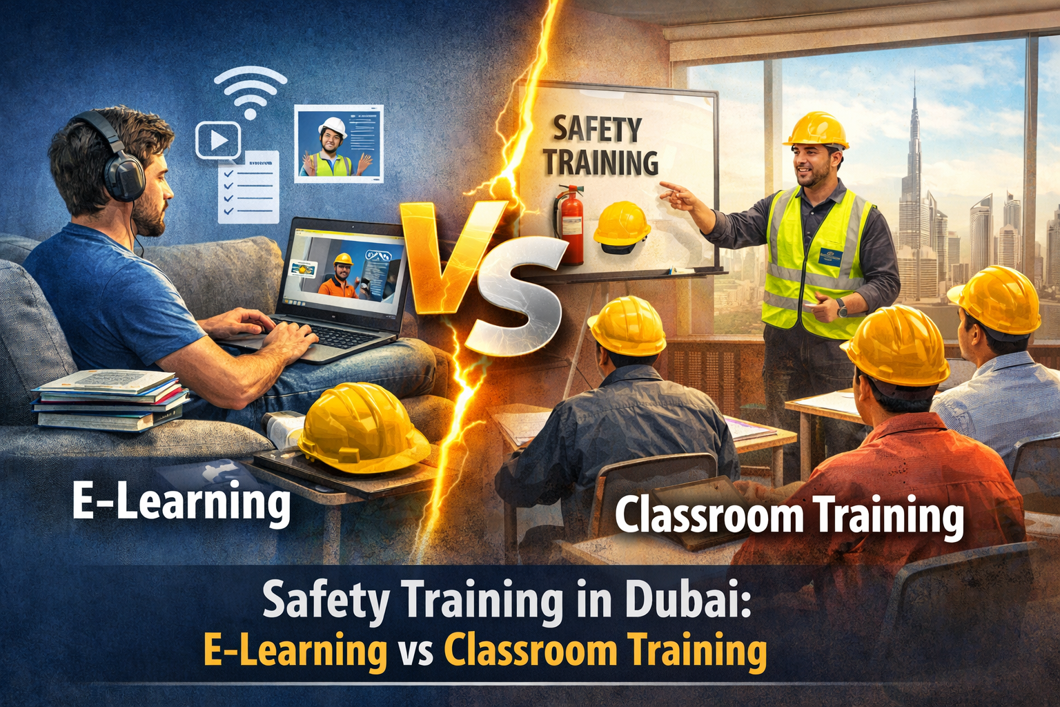 E-Learning vs. Classroom Safety Training in Dubai: Which is Right for You?