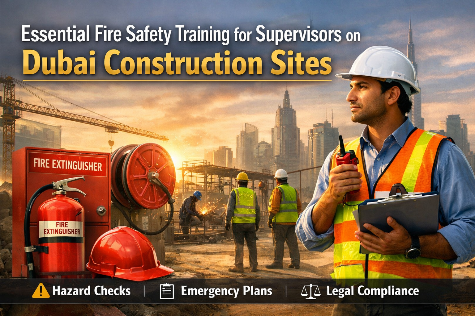 Essential Fire Safety Training for Dubai Construction Site Supervisors